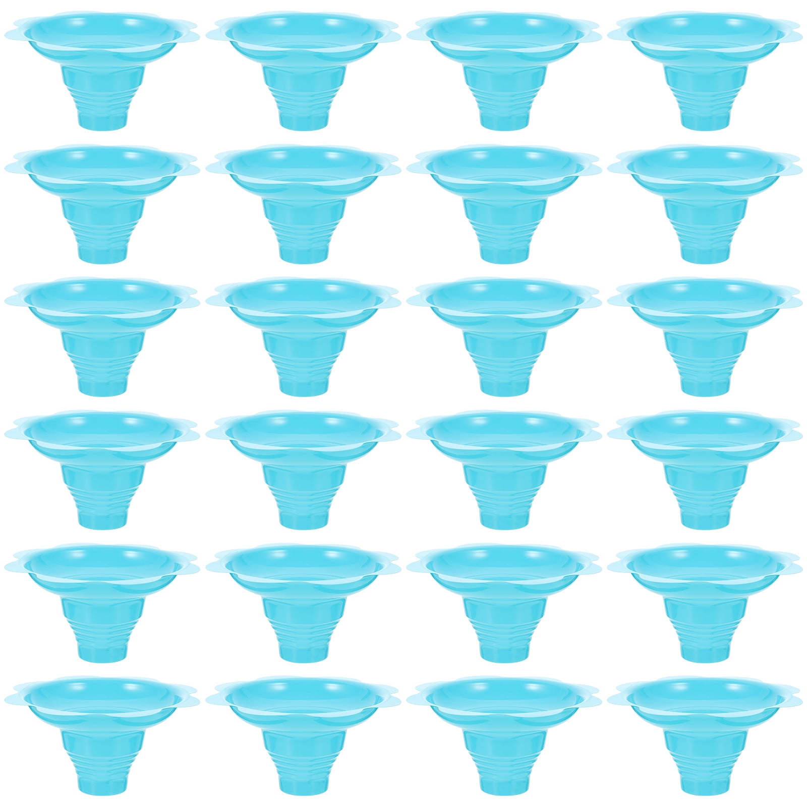 50pcs Disposable Yogurt Cups Multipurpose Snow Cone Cups for Ice Cream