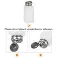 thumbnail image 4 of Dispensador de Alcohol Uxcell 250ml(8.5oz) Botella de Bomba de Líquido de Empuje con Tapa de Acero Inoxidable, Blanca, 4 of 6
