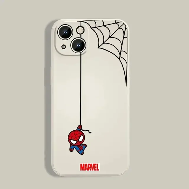 Marvel Spider-Man Couple Phone Case Soft Silicone Camera Case For iPhone 11 12 13 14 15 Pro Max Mini 8 7 14 Plus SE 2022 DMH