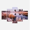 thumbnail image 2 of Panorama d'Aube d'Automne Féerique - Oeuvre Murale Imprimée Paysage, 2 of 3