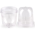thumbnail image 1 of Pièces de Rechange Tasses Courtes, Compatibles avec Mixeur Original Magic Bullet MB1001 250W (2 Pack), 1 of 5