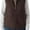 Bitter Chocolate, variant on Lee Premium Men's Sleeve Sherpa Lined Mock Collar Full Zip Canvas Workwear Vest (Tobacco, S)