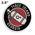 thumbnail image 2 of Tybee Island, Georgia Scuba Flag O2 Tank 3.5 Inch Iron Or Sew On Embroidered Fabric Badge Patch Ocean Beach, Salt Life Iconic Series, 2 of 2