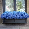 thumbnail image 5 of 10 Bundles Artificial Flowers for Outdoors, UV Resistant Fake Flowers with Plastic Plants, Faux Silk Flowers for Outside Window Box Front Porch Hanging Planter Decor-Purple, 5 of 5