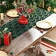 thumbnail image 4 of Oioii Christmas Table Runner Xmas Luxurious Seasonal Winter Table Decoration Snowflake Merry Box Coffee Table Decor for Home Kitchen Dining Party Holiday Indoor, 4 of 6