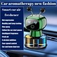 thumbnail image 3 of Car Robot Intelligent Diffuser, 4 Modes Adjustment, Intelligent Start With the Car, Car Interior Dress up（Green）, 3 of 7