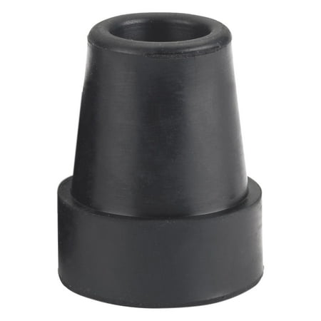 Drive Medical Small Base Quad Cane Tips, Black, Pack of 4