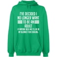 thumbnail image 2 of OXI Hoodie Sweatshirt - My Blonket For Cooling, Basic Casual Hoodie for Men's and Women Fleece Hoodie Long Sleeve - Irish Green X-Large, 2 of 3