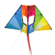 EOLO KITES Ready2Fly 23" Mini Pop Up Kite, Delta. Reusable Tote Included, Children Ages 5+