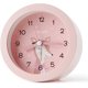 thumbnail image 1 of Despertador para niños que no hace tictac, despertador de viaje ruidoso, reloj de escritorio con campanas dobles iluminadas para habitaciones de niños (rosa) JAMW Sencillez, 1 of 5