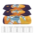 thumbnail image 2 of 3 Pcs Soft Bedding Set, Includes 1 Duvet Cover with Zipper And 2 Pillow,Shams Cartoon Space Astronaut Twin(86"x70"), 2 of 8