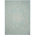 thumbnail image 4 of SAFAVIEH Courtyard Clodagh Medallion Indoor/Outdoor Area Rug, Aqua/Grey, 4' x 5'7", 4 of 10