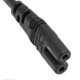 thumbnail image 4 of C14 to C7 EU4.0 Y Splitter Power Cable, Single IEC 320 C14 Male to C7 EU4.0 Female, 30cm, 4 of 4