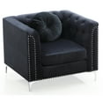 thumbnail image 5 of Glory Furniture Pompano Velvet Chair in Black, 5 of 8