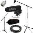 thumbnail image 1 of RODE VideoMic Pro R Studio Boom Kit with Wind Muff - VMPR, Boom Stand, Adapter, 25' Cable, and Wind Muff, 1 of 1