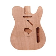 ammoonTL Electric Guitar Body Solid Wood Guitar DIY Accessory Natural Wood Color