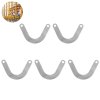 thumbnail image 1 of 5pcs Valve Plate 59mm/2.32inch Metal Valve Plate Wide Current Valve Plate U Shaped Air Compressor Valve Plate Metal Air Compressor Accessory for Home, 1 of 1