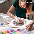 thumbnail image 2 of 160 Pack Glitter Gel Pens Set, Shuttle Art 220% Ink Glitter Gel Pen 80 Colored Gel Pens Plus 80 Refills for Adult Coloring Books Craft Doodling, 2 of 8
