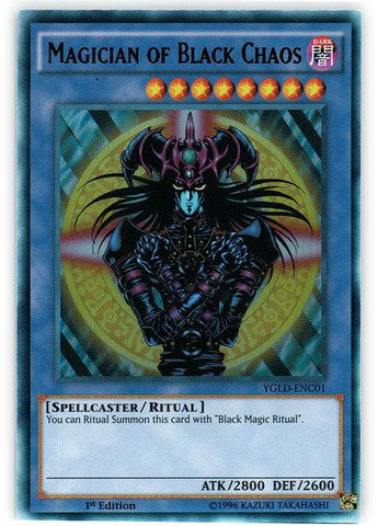 Ultra Rare, 1. Aufl. Ritual NM YGLD-DEC01 Magier des Schwarzen Chaos Yu-Gi-Oh 