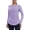 Lilac, variant on Pinspark Long Sleeve Workout Tops for Women Athletic Hiking Shirt Crew Neck Yoga Top Lightweight Rash Guard