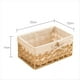 thumbnail image 4 of Cesta de Almacenamiento de Mimbre, Cesta de Mimbre Rectangular Decorativa con Cuerda de Papel Tejida A Mano, Caja de Almacenamiento en Forma de Cubo C, 4 of 9