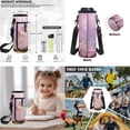 thumbnail image 5 of Yspwyqan Backpack Set for School Kids, Twin Pink Axolotl Girls Backpack Lunchbox Set with Front Pocket, Double Zip Lightweight Large Capacity Schoolbag for Primary Middle Hiking, 5 of 7