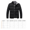 thumbnail image 3 of Men's Winter Coats Winter Puffer Jacket Windproof Puffy Coat Long Sleeved Outerwear Coats Black 3xl, 3 of 8