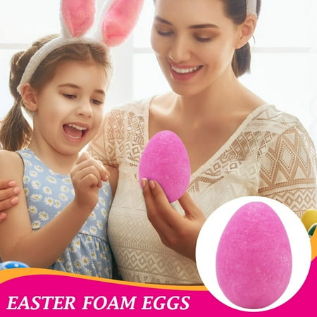 Easter Flocked Eggs Decor – 3.8 Pink Easter Eggs Tabletop Decoration Easter Holiday Decor Seasonal Decor Flocked Easter Eggs Figurine Toys Eggs Tabletop Decor for Spring & Easter Easter Flocked Eggs Decor – 3.8 Pink Easter Eggs Tabletop Decoration Easter Holiday Decor Seasonal Decor Flocked Easter Eggs Figurine Toys Eggs Tabletop Decor for Spring & Easter