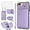 Purple, variant on Phone Case for iPhone 7plus 8plus 7/8 Plus Wallet Cover with Screen Protector Ring Stand Card Holder Crossbody Strap Lanyard Leather Cell i Phone7s 7s + 7+ 8s 8+ Phones8 7p 8p Women Girl Men Rose gold