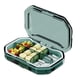 thumbnail image 2 of Pastillero portátil hermético | Pastillero de viaje impermeable para suplementos diarios | Dispensador compacto de pastillas con junta sellada, 2 of 6