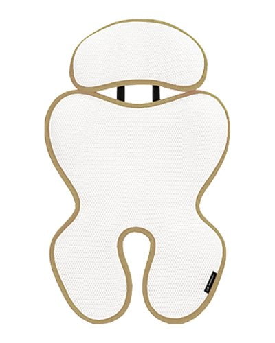 Manito Breath Original 3D Mesh Seat Pad//Cushion//Liner for Stroller and Car Seat Beige