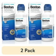 (2 pack) Boston ADVANCE Conditioning Contact Lens Solution and Cleaner for Rigid Gas Permeable Lenses, 3.5 fl oz