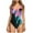 Black#A, variant on cocolona Womens One Piece Swimsuit with Built in Bra Fashion Floral Print Bathing Suits Sexy Backless Slim Swimwear