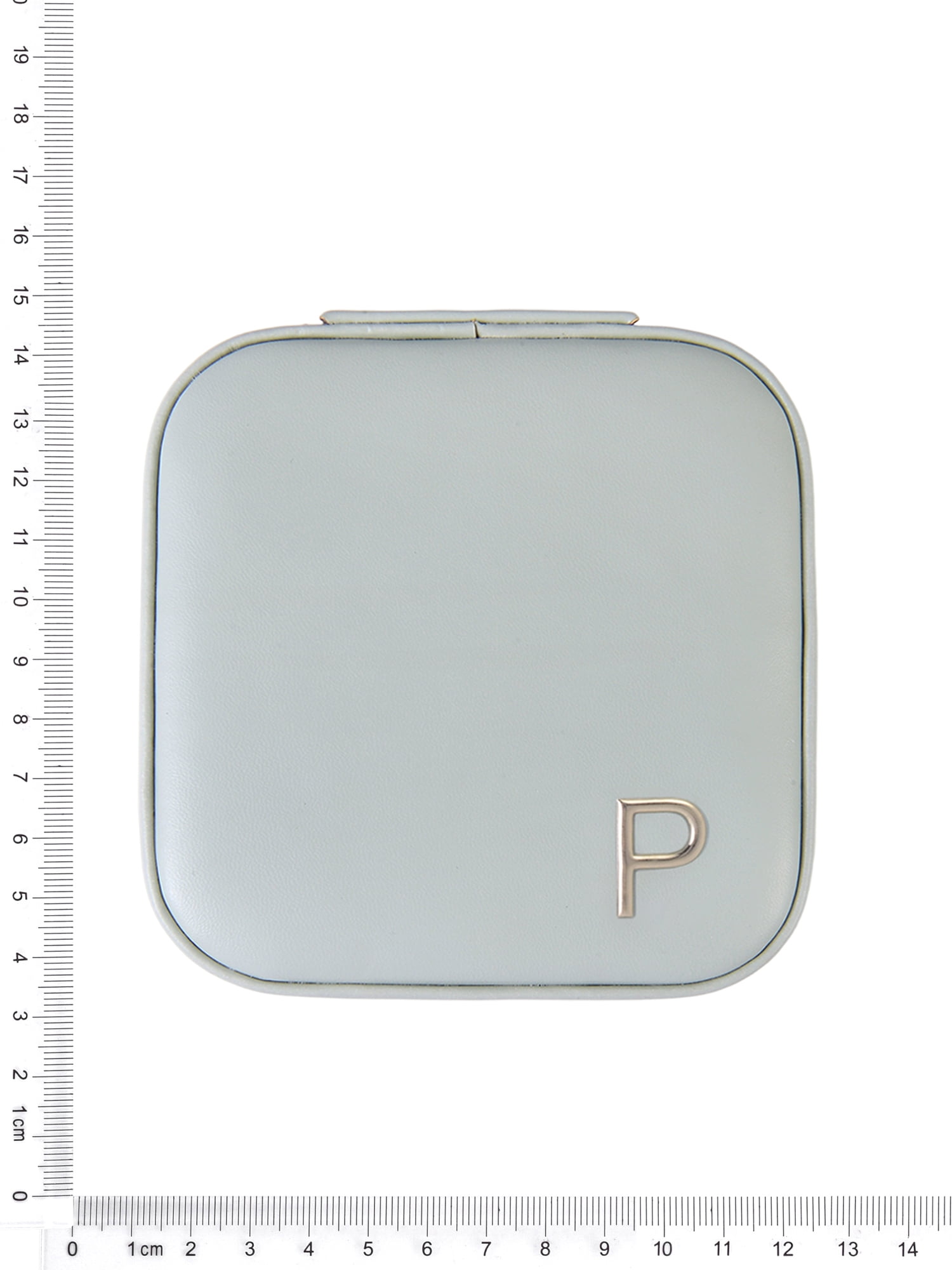 Time and Tru Square Sage Initial "P" Jewelry Organizer