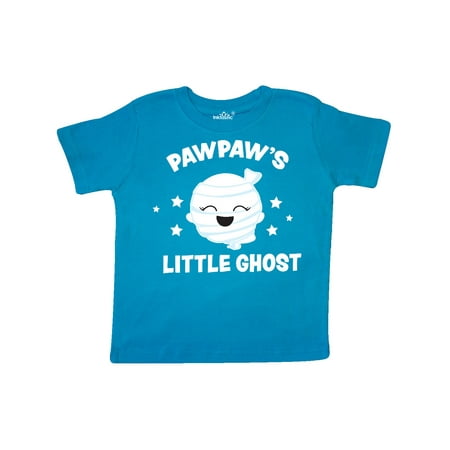 

Inktastic Cute Pawpaw s Little Ghost with Stars Gift Toddler Toddler Girl T-Shirt