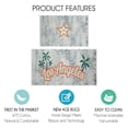 thumbnail image 2 of US States Design Non Skid Washable Kitchen Mats & Rugs Set of 2 - Multipurpose Low Pile Area Rugs - Set of 44 x 24 and 31.5 x 20 Inches Floor Mats, 2 of 5