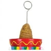 Beistle Mexico Fiesta Sombrero Card Photo Balloon Holder Decoration