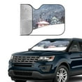 thumbnail image 4 of Bingfone Watercolor Winter Landscape For Christmas Car Windshield Sun Shade Protector Keep Your Vehicle Cool Sun Shield Visor Cover Foldable For Car Truck Suv-Medium, 4 of 9