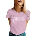 thumbnail image 3 of ibiyuan America 250 Shirt Womens T Shirts Loose Fit Crew Neck 250 Year American Anniversary Flag Casual Short Sleeve Independence Day Womens Shirts Cute Tops for Women, 3 of 5