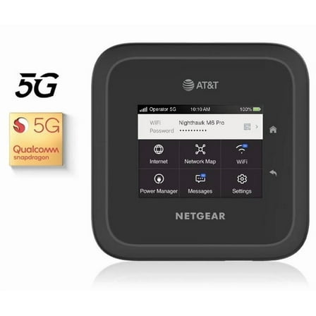 NETGEAR Nighthawk M6 Pro MR6500-1A1NAS 5G WiFi 6E Router Unlocked COMES WITH FREE ANTENNAS!!
