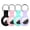 Black/Green/Pink/Purple, variant on WILLED Compatible with AirTag Case Keychain Air Tag Case Holder Silicone AirTags Key Ring Cases Air Tags Key Chain Compatible with Apple AirTag GPS Item Finders Accessories 4 Pack