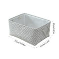 thumbnail image 3 of Yika Storage Basket Fabric Material Foldable Storage Basket Home Clothing Toys Miscellaneous Storage Basket, 3 of 6