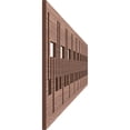 thumbnail image 3 of Ekena Millwork 46 5/8"W x 8"H x 3/8"T Victory Fretwork Moulding, Walnut, 3 of 13