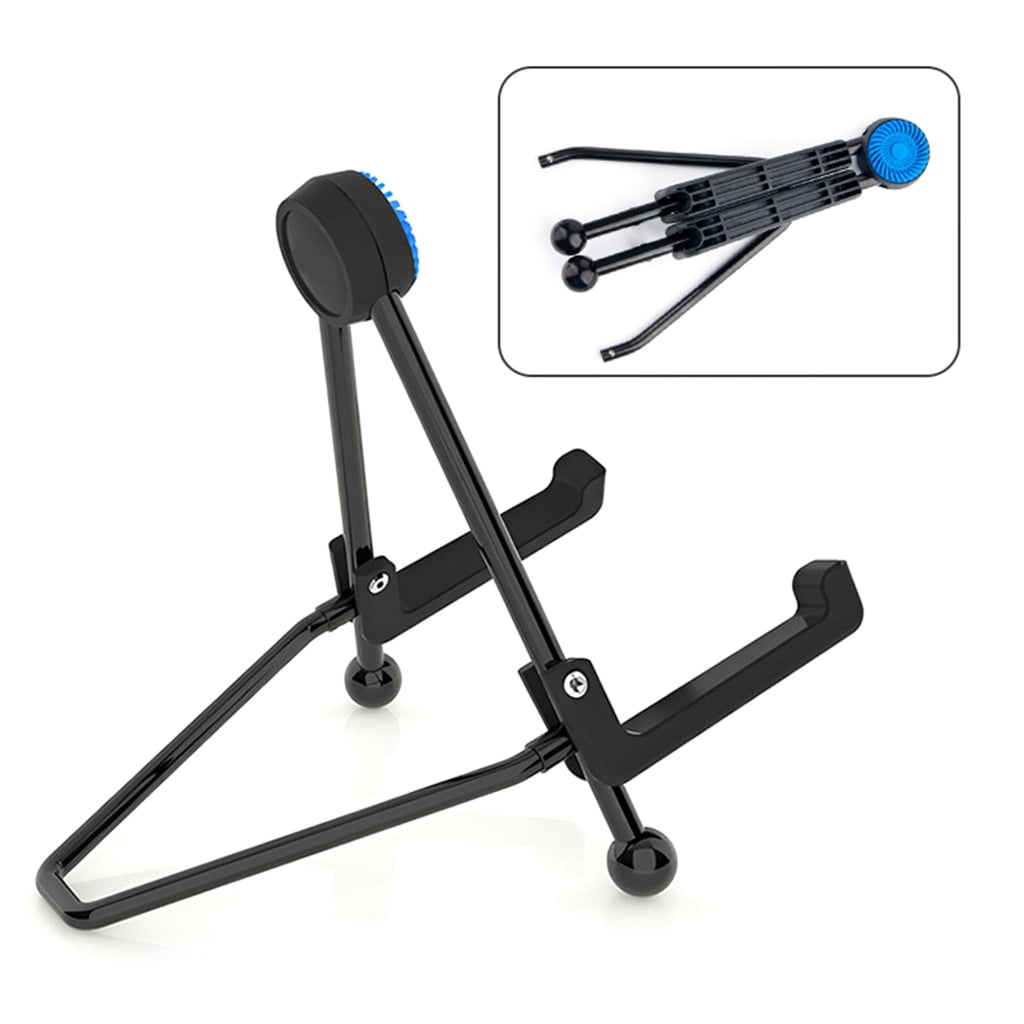 Vertical Guitar Stand Foldable and Adjustable Instrument Portable Guitar Stand for Acoustic Electric Bass