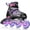 Purple, variant on TaroKitc Adjustable Inline Skates for Kids and Adult, Girls and Boys with All Light up Wheels, Purple, Size 5-8