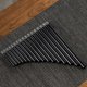 thumbnail image 4 of Flauta 16 tubos Panpipe música instrumento de viento y bolsa para principiantes Idea de regalo para estudiantes para músico principiante blanco cremoso, 4 of 5
