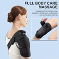 thumbnail image 2 of Youkk Cloth Knee Heat 3-in-1 Massager With 5-Levels Heating Easy Electric Knee Massager black 1pc, 2 of 6