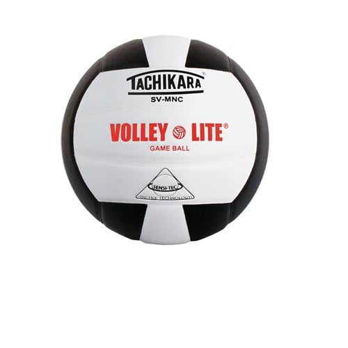 Volleyball by Tachikara VolleyLite, Training Ball Black/White