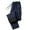 hwj# Blue16, variant on Huowey Men Sports Pants Thick Lined Fuzzy Warm Relaxed Casual Stretch Thin Quick Drying Joggers Athletic Running Hiking Drawstring Elastic Waist Solid Colro Zipper Pockets Stretch Trousers,Black,XXXL