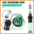 thumbnail image 2 of 4 in 1 Portable Soldering Iron Kit, Gas Soldering Iron Pen, Pen Torch Tool, Portable Butane Soldering Torch Pen, Mini Refillable Flame Tool with Safety Lock & Fast Heating, 2 of 7